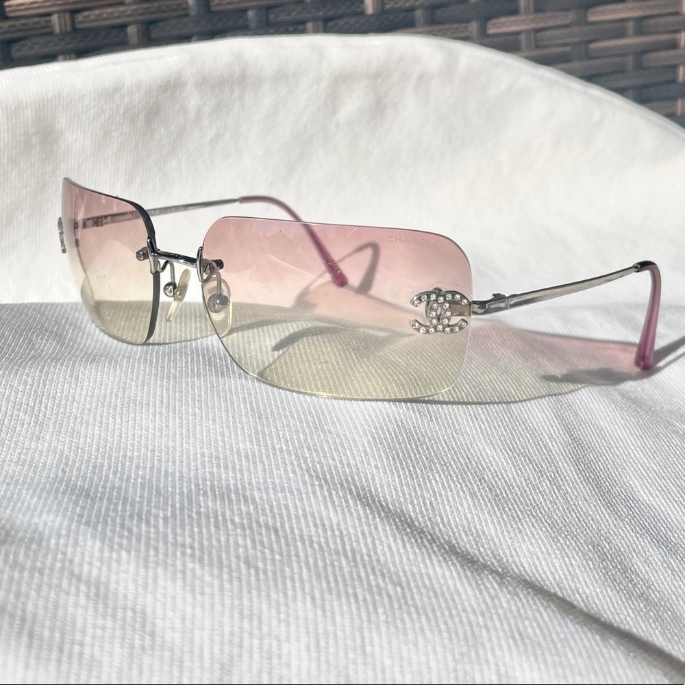 Pink CHANEL 4017 Sunglasses